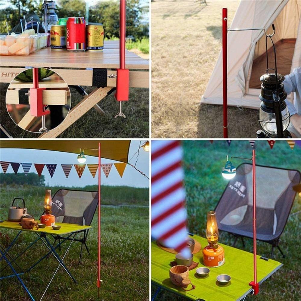 Portable Light Stand Aluminum Alloy Camping Lamp Pole New Tent Lamp Stand Fishing