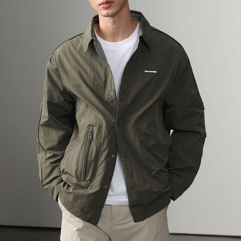 Мужская двусторонняя куртка в американском ретро-стиле DK