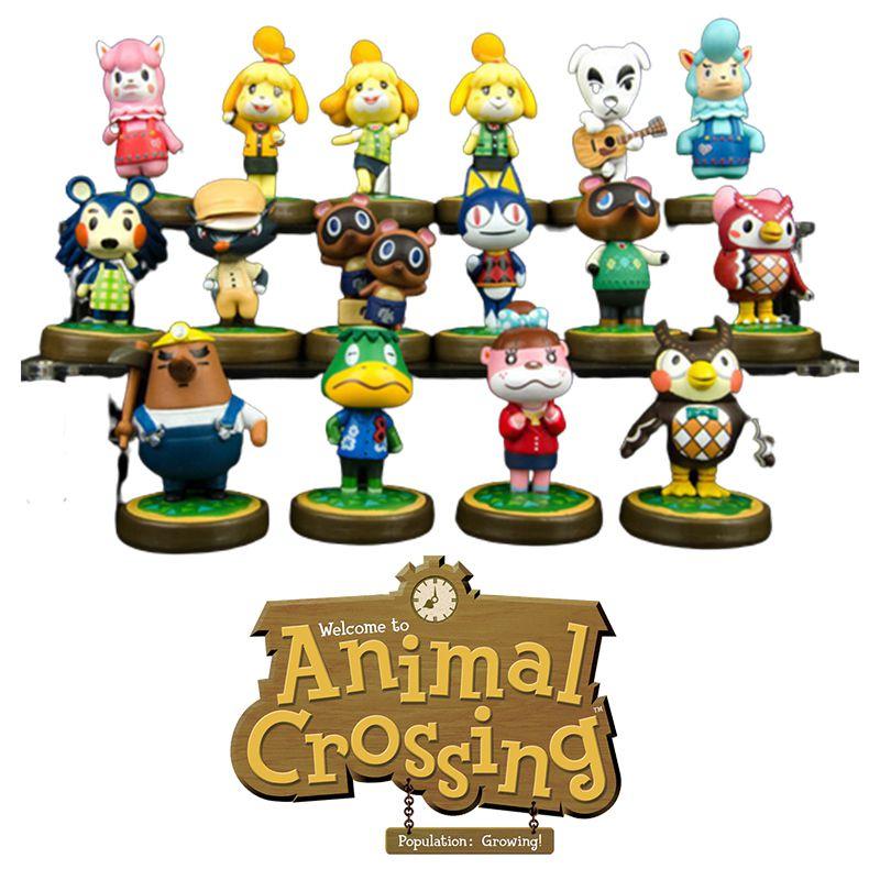 Фигурки Animal Crossing Игрушки Милый Детский Подарок Мини Модели Куклы