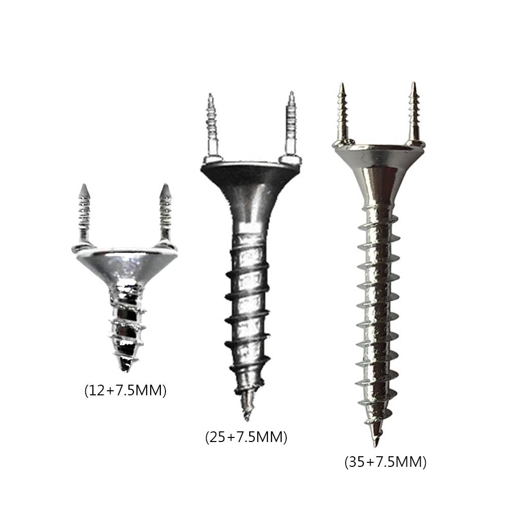 50 шт. двусторонние бесшовные гвозди для плинтуса Y-образной формы, невидимые шурупы для ног