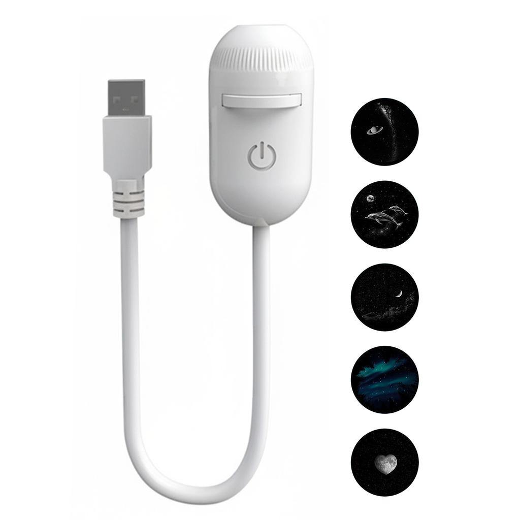 Мини-проектор звездного неба, ночник, лампа звездного неба, USB-проектор атмосферы для автомобиля, для спальни, для сна и декора