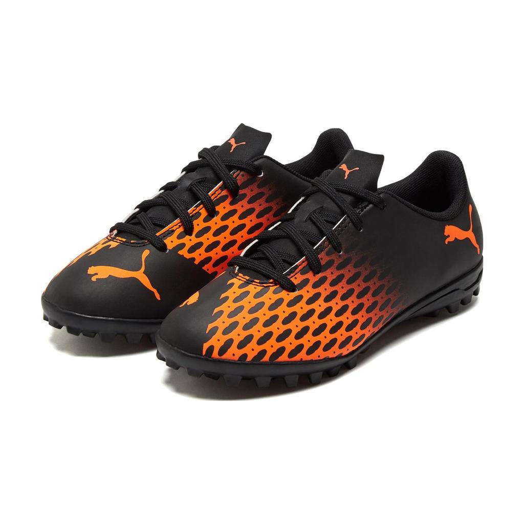(GS) Футбольные бутсы PUMA Spirit 3 TT JR 'Черный Оранжевый' Детские 106072-04