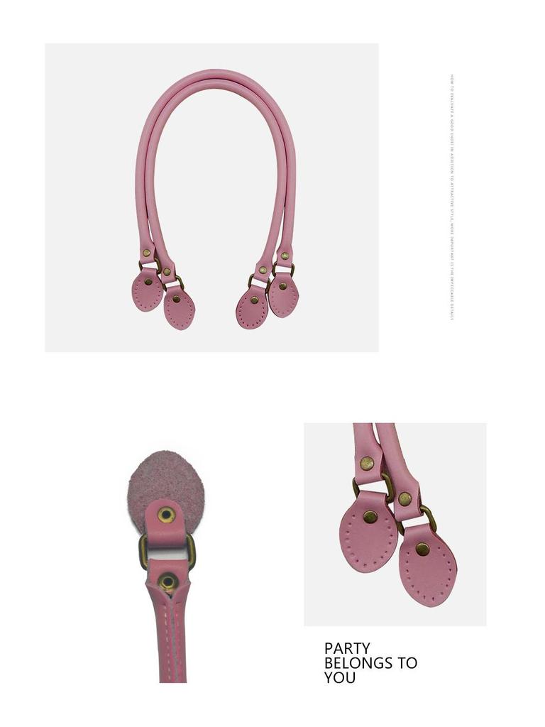 Сумка через плечо из натуральной коровьей кожи с фурнитурой-кольцом, ручкой-ремнем и аксессуарами для сумки 60 см