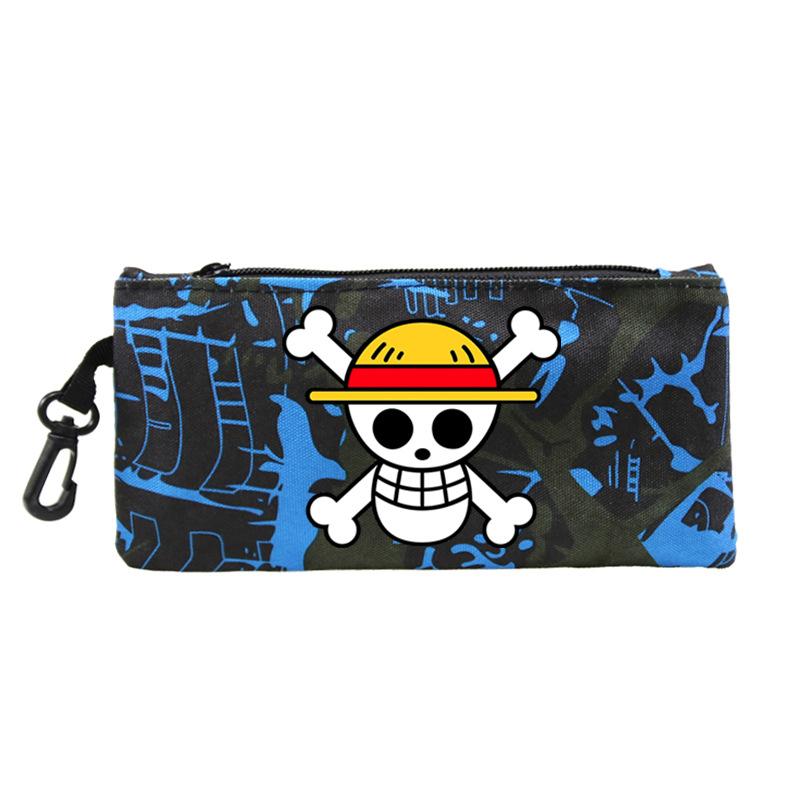 Riman Animation Peripheral Printing Pencil Case, Primary And Secondary School Students Stationery Zipper Pencil Case