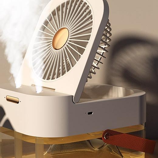 Humidifier Spray Fan Portable Fan Air Cooler Air Humidifier USB Fan Desktop Fan With Night Light For Summer Home Appliance