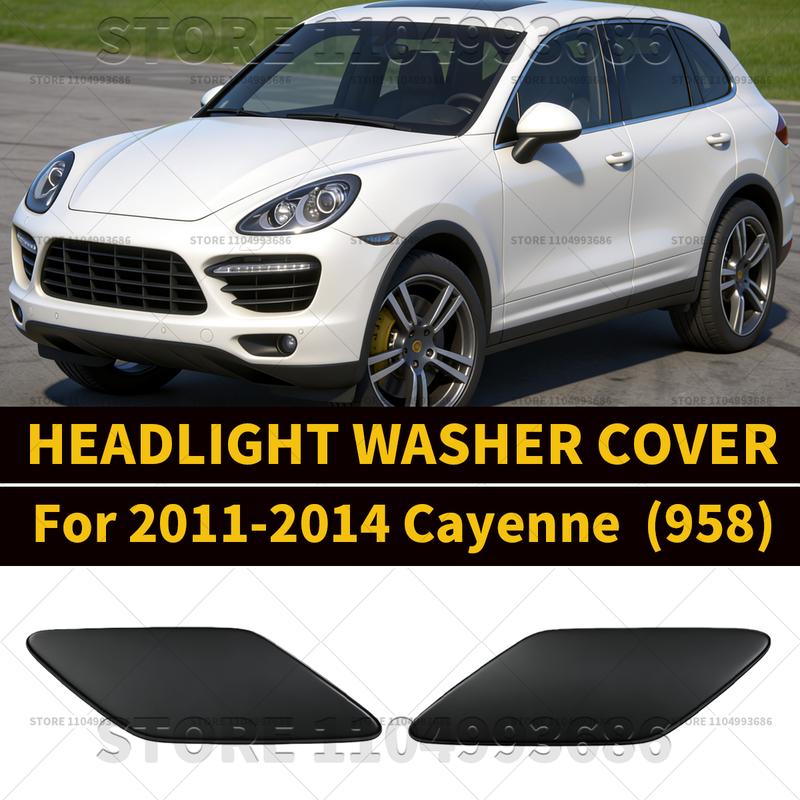 For Porsche 2011 2012 2013 2014 Cayenne (958) Headlight Washer Cover OEM 95862830300 95862830400 95862830300G2X 95862830400G2X