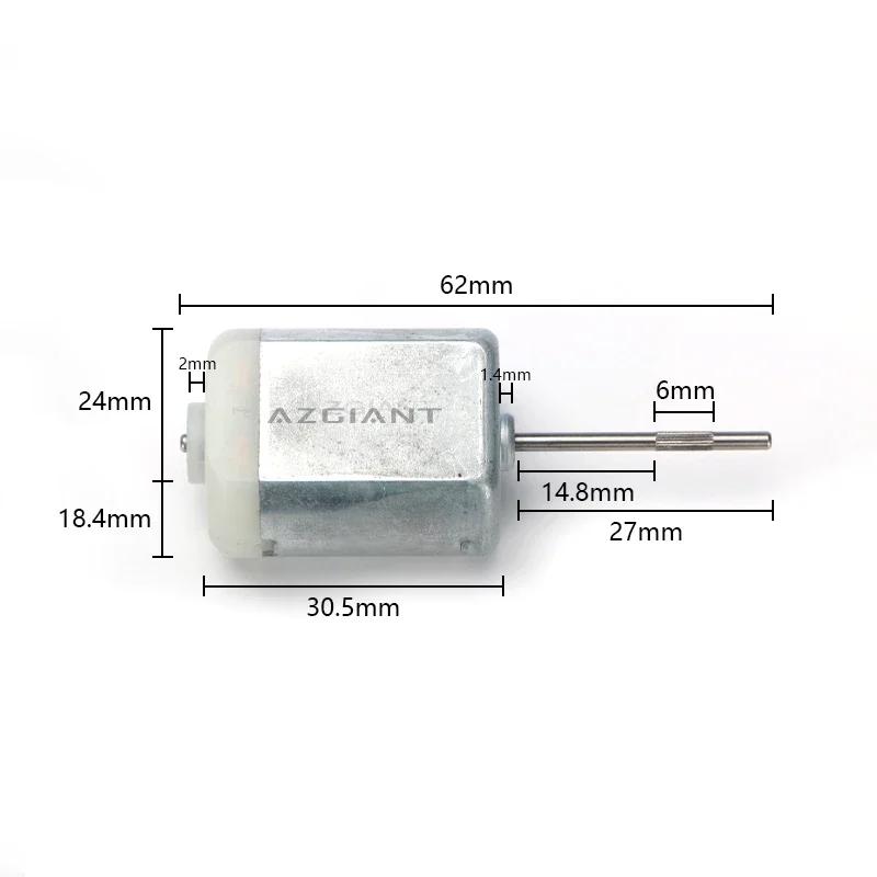 5 шт. Мотор замка двери автомобиля 27 мм Круглый Плоский вал Автомобильный Авто Мотор Мотор зеркала заднего вида FC280PC FC-280 8-16 В