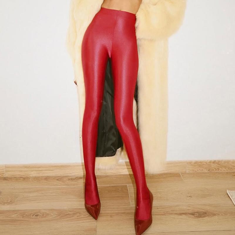 Женские тонкие однотонные колготки с высокой талией, суперэластичные весенние колготки, повседневные спортивные штаны для йоги, женские чулки, колготки Y2k