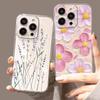 Масляная живопись с изображением розы Чехол для телефона Apple iphone 16 Pro Max 17 15 Plus 16e 17Air Защитный Прозрачный Парный Прозрачный Чехол