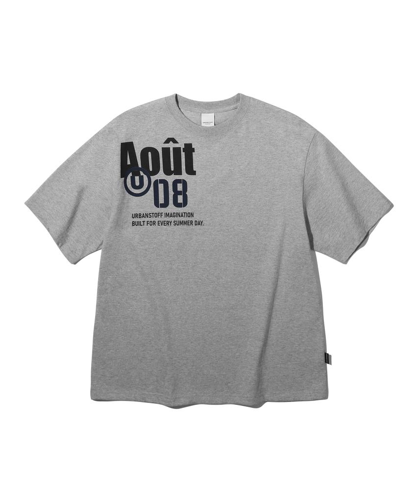 Летняя футболка URBANSTOFF (меланж)