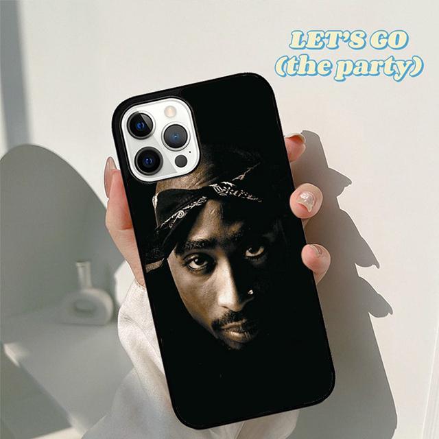 Чехол для телефона Hiphop Rap Singer 2Pac Tupac Shakur для iPhone 17 Air 16 16e 15 12 11 13 14 Pro Max Plus Coque