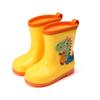 Производитель детской дождевой обуви, резиновые сапоги с героями мультфильмов, средние и большие детские дождевые сапоги для девочек, бархатные, для мальчиков, нескользящие, с изображением динозавра, водные сапоги
