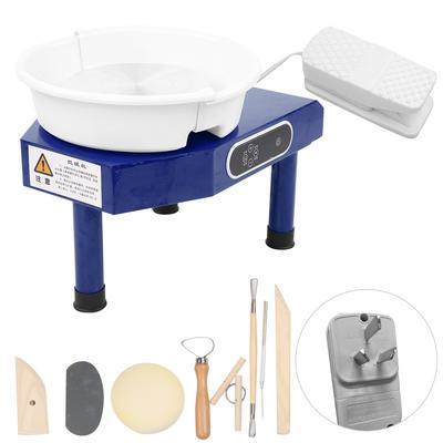 Бытовая педальная керамическая машина гончарный круг детские инструменты для гончарного дела 250 Вт