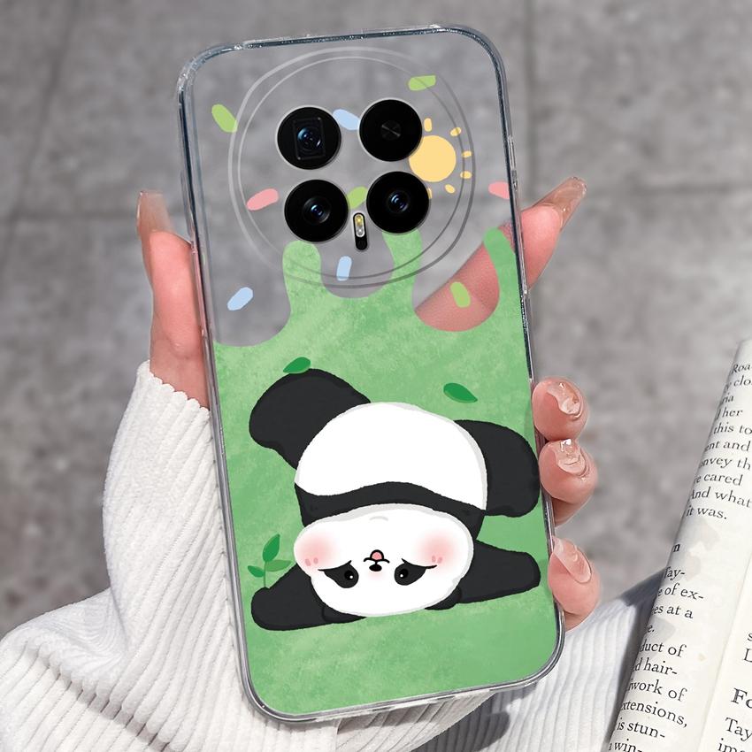 Для Huawei Honor Magic8 7 6 5 Pro Nova 12 Ultra 12i Чехол для телефона Красивый цветочный узор Прозрачный силиконовый Полностью защитный чехол Для корпуса Huawei