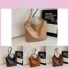 Fashionable Large Capacity Women's Tote Bag Chic Solid Color Pu Design For Everyday