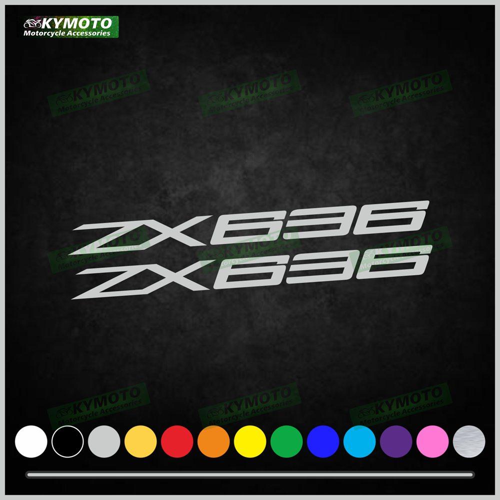 Для мотоцикла ZX636 ZX-636 аксессуары наклейки decoration fairing шлем топливный бак логотип двигателя светоотражающая водонепроницаемая наклейка