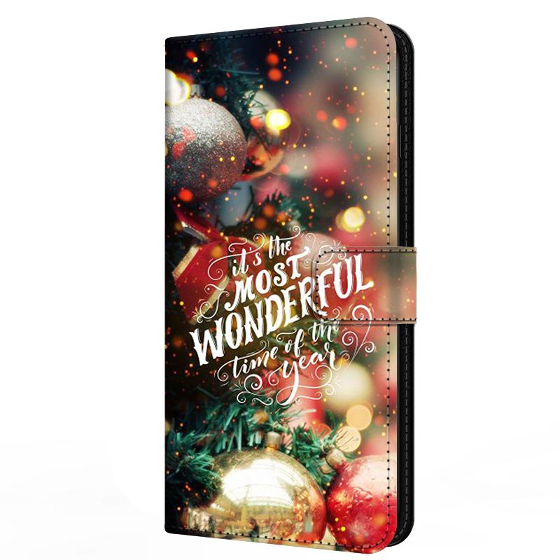 Wallet For Oneplus Ace 6 Flip Stand Book Phone Cover Magnetic Leather Case Cartoon Anime Merry Christmas Capa Oneplus Ace6 5G