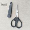 Stainless Steel Handmade Straight Beauty Scissors for Students - Eyebrow Makeup