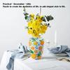 Yousheng 3D Puzzle Vase DIY Puzzle Vase Flower Holder 160 Curved Puzzle Pieces Decorative Floral Vase for Flower Arrangement Housewarming Gift