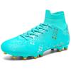 Мужские/женские футбольные бутсы для юниоров с искусственным покрытием, тренировочные гвозди, дышащие футбольные бутсы из микрофибры TF, детские футбольные бутсы