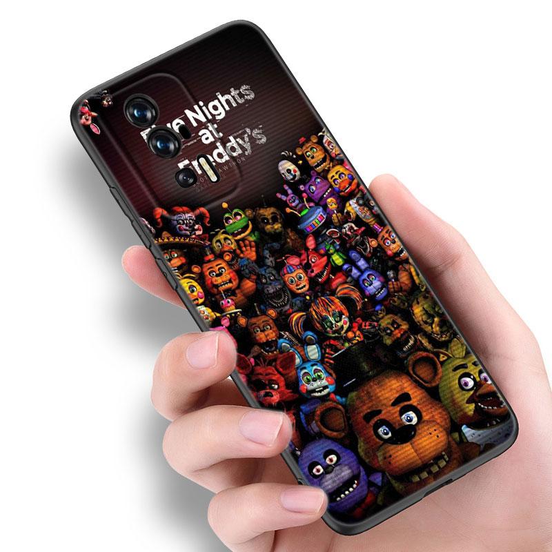 Чехол для телефона Five-Nights-At-Freddys Black для Xiaomi Redmi 7A 8A 9A 10A 11A 9C 10C 12C 13C 11 Prime A1 A2 Plus 12 4G Note 9T 12R