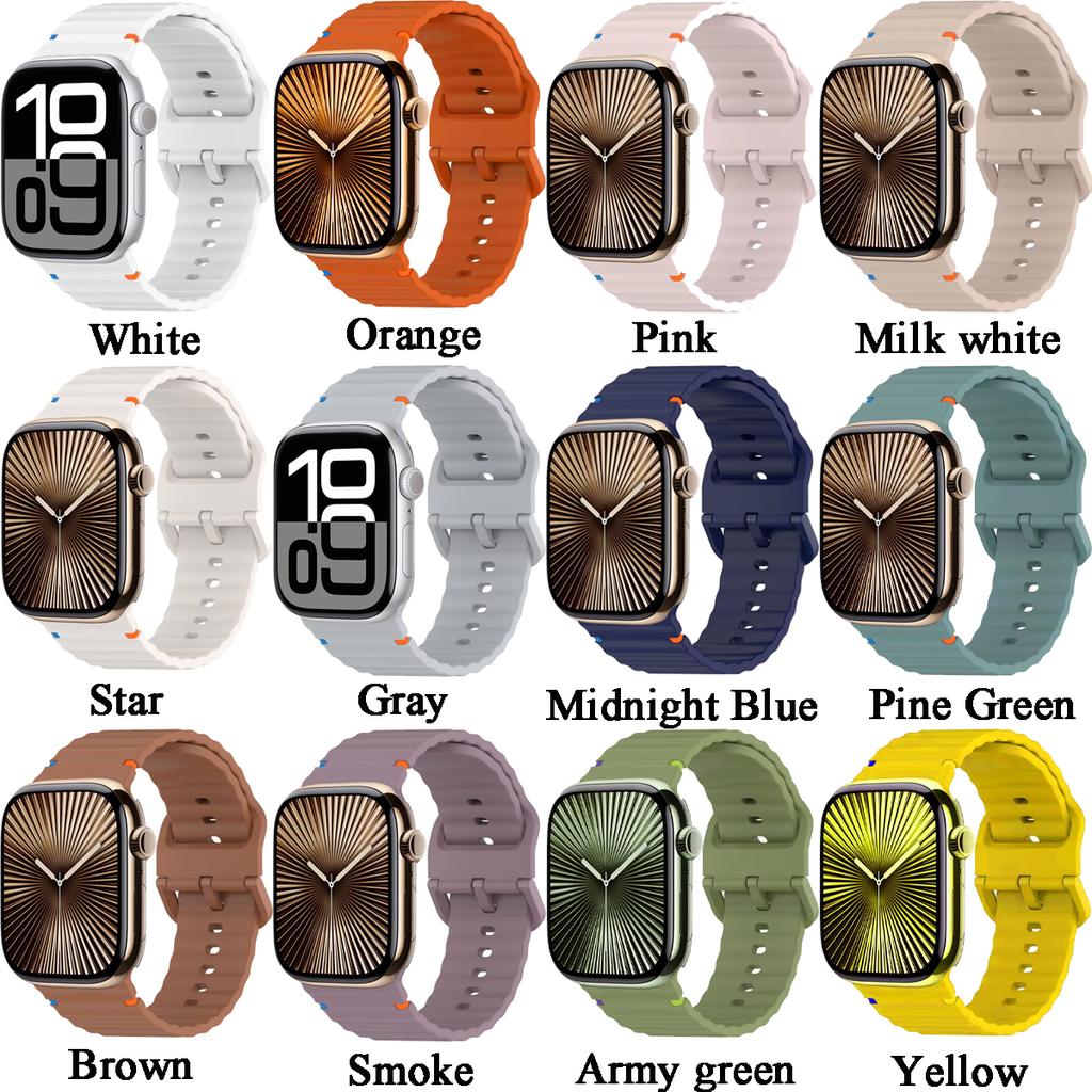 Ремешок для смарт-часов Ultra 2 49 мм 10 46 мм 9 8 7 41 мм 45 мм Силиконовый спортивный мягкий ремешок для часов серии SE 6 5 4 3 2 1 40 мм 44 38 42 мм