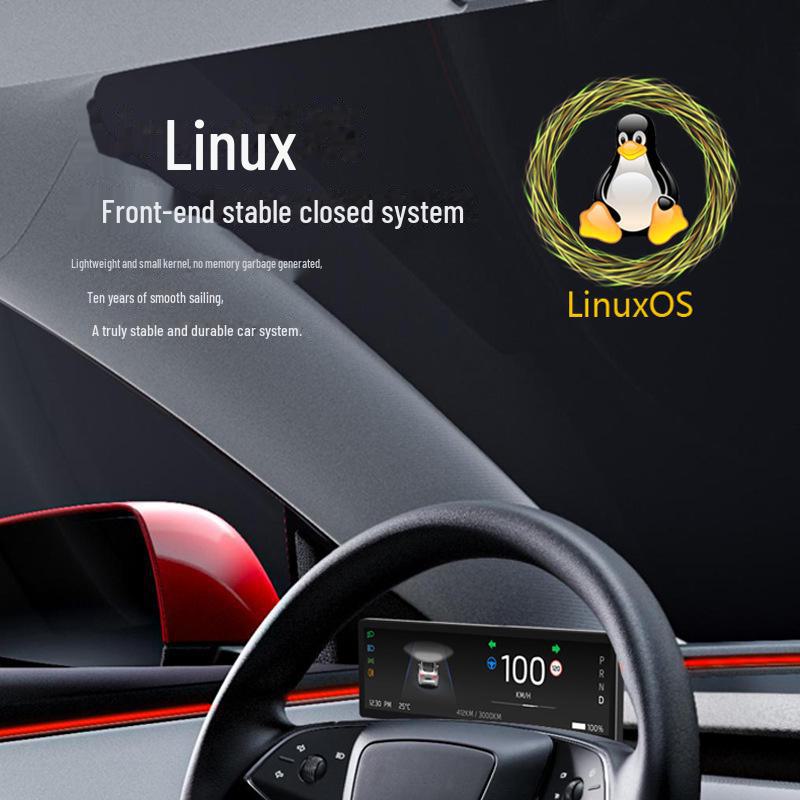 Tesla Model 3 LCD Instrument Display with CarPlay and Smart OTA Connectivity