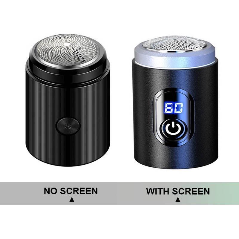 Мини-электрическая дорожная бритва для мужчин, карманный размер, перезаряжаемый портативный безболезненный беспроводной триммер, нож для лица, бритва для бороды