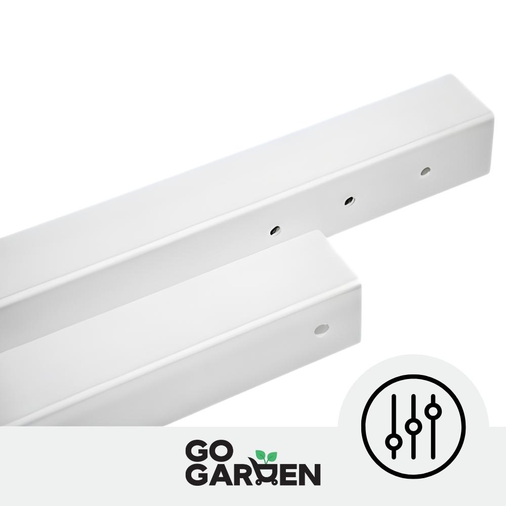 Garden pole for shade sail - white