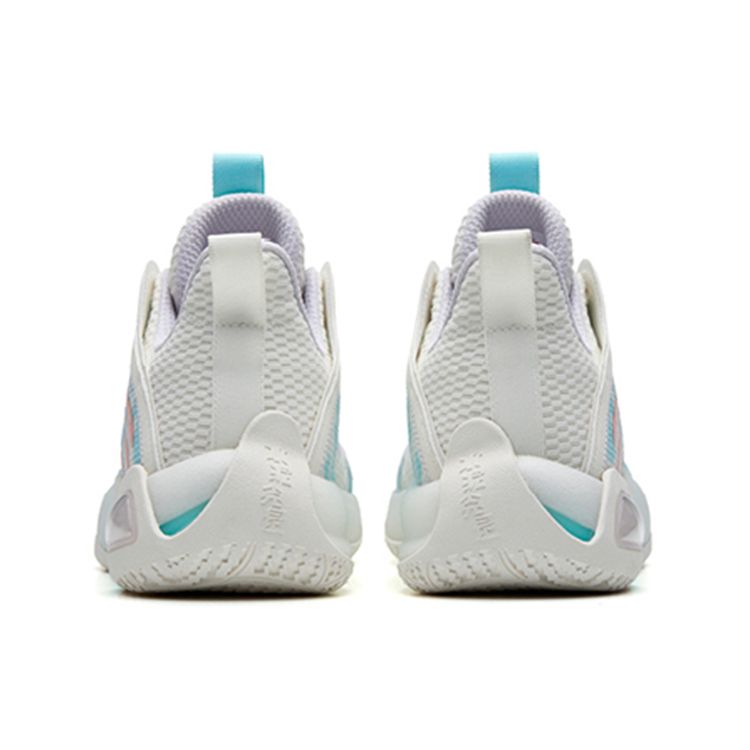 Anta Cement Bubble 2.0 Low Basketball Shoes Men Sneakers White Purple 112231611-2
