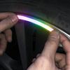 20 шт. Клейкая декоративная полоса-наклейка для ободов шин, Наклейка для ступицы колеса автомобиля, Светоотражающая наклейка, Предупреждающая наклейка для безопасности в ночное время