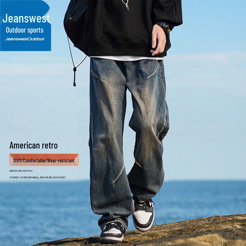 Мужские прямые свободные джинсы Jeanswest для активного отдыха