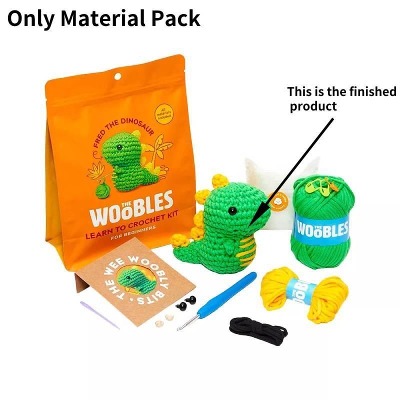 Набор для начинающих вязальщиков крючком с увлекательными видеоуроками для создания животных своими руками в весеннем сезоне 2023 года