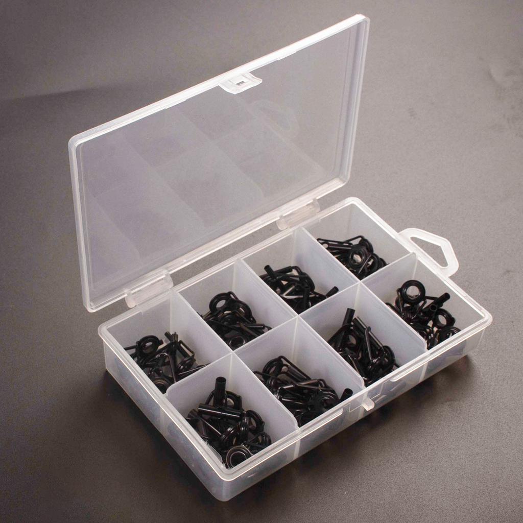 80 шт. насадки для удочки из нержавеющей стали, керамическое кольцо, сменный комплект для ремонта удочки