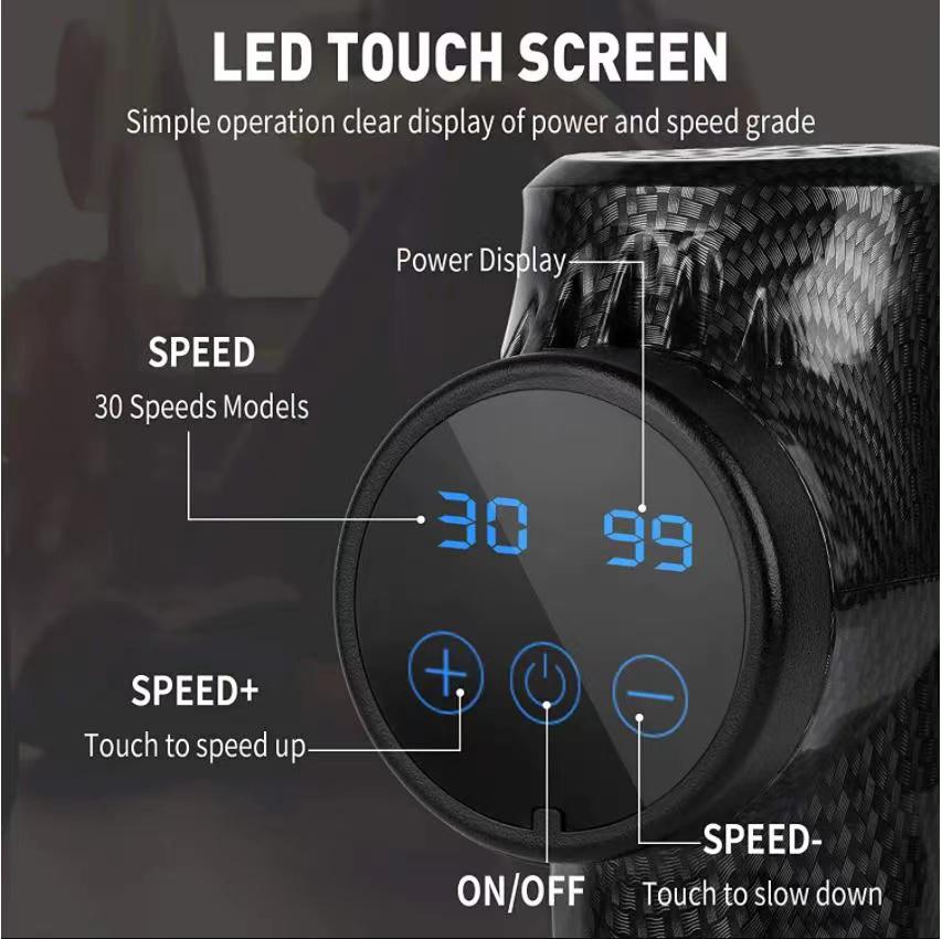 Прочный и безопасный массажный пистолет для спортсменов Phoenix A2 Pro, высокочастотный массажный пистолет, расслабление мышц, расслабление тела, электрический массажер с портативной сумкой