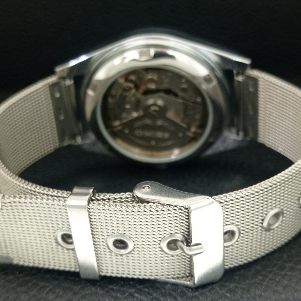 ЯПОНСКИЕ ВИНТАЖНЫЕ ОТРЕМОНТИРОВАННЫЕ МУЖСКИЕ АВТОМАТИЧЕСКИЕ ЧАСЫ SEIKO 5 6309A С СИННИМ ЦИФЕРБЛАТОМ a442484-1