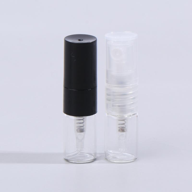 5 шт. 1 мл портативный стеклянный флакон для духов с распылителем многоразового использования с прямой подачей дозатор образцов пресс для тонкого распыления