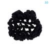 Сетчатая crocheted сетка для волос для женщин, невидимая сетка для пучка, сетка для волос, балет, танец, катание на коньках, эластичная сетка для волос, рабочие аксессуары для волос