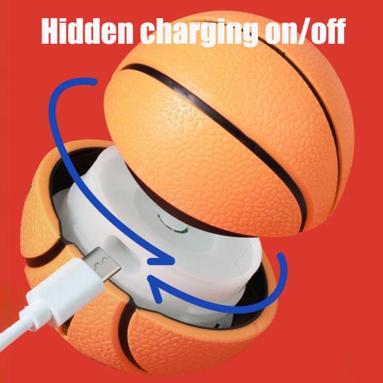 Электрический мяч-игрушка для собак, интерактивный вращающийся мяч с 3 режимами, игрушка для самостоятельной игры собак, баскетбол, футбол, игрушка для погони для развлечений в помещении и на улице