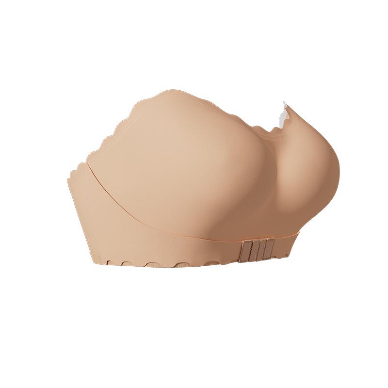 Европейско-американский бюстгальтер без бретелек, невидимый, с застежкой спереди и силиконовой фиксацией