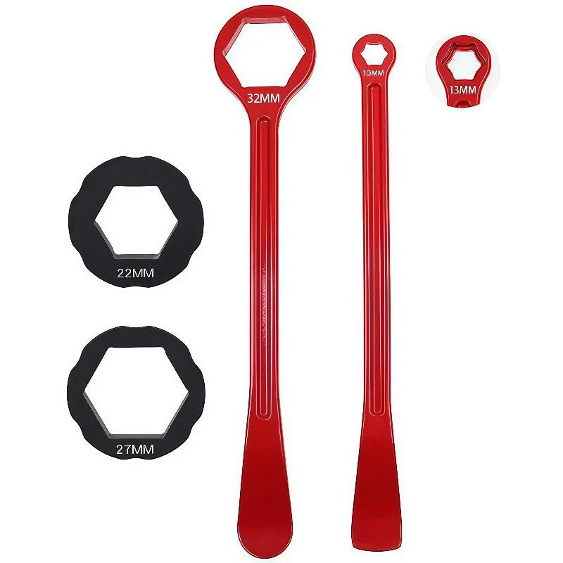 Motorcycle Tire Spoon Levers CNC Aluminum Dirt Bike Tire Remover Tool Portable Tire Changing Kit for Off-Road Repair