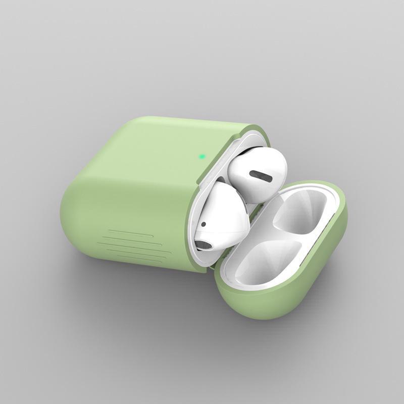 AirPods Silicone Protective Case for Apple 1/2 Generation - Universal Wireless Bluetooth Soft Cover