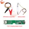 TS457 DC5V Тестер внутреннего сопротивления напряжения 5 комплектов Запись измерений вольтметра 4-проводной тестер аккумулятора с зажимом Кельвина