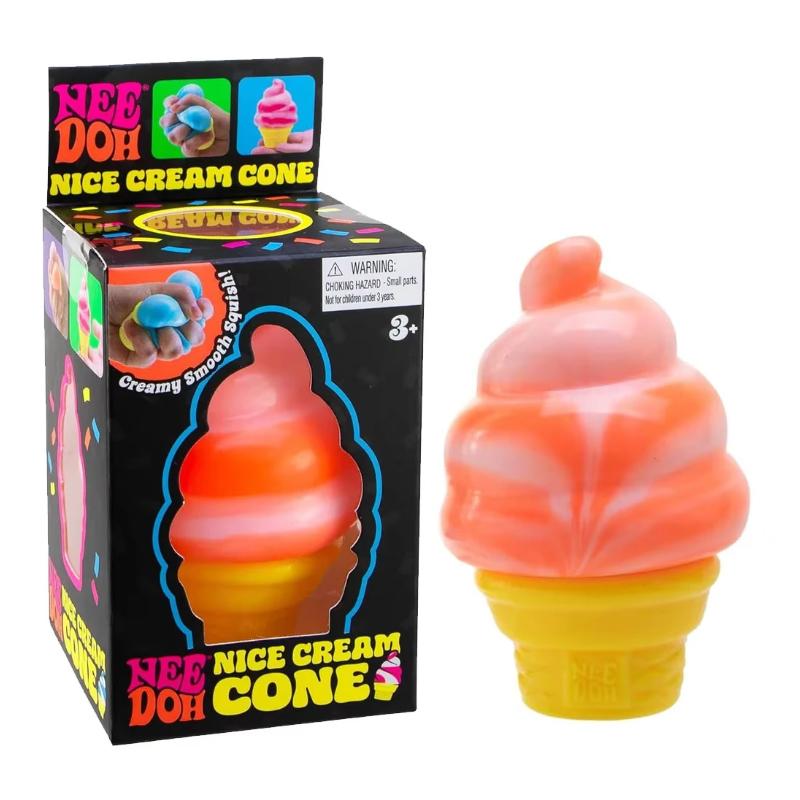 Новая Schylling Needoh Nice Cube Игрушка-антистресс - Суперпопулярный сенсорный сжимаемый кубик для снятия стресса