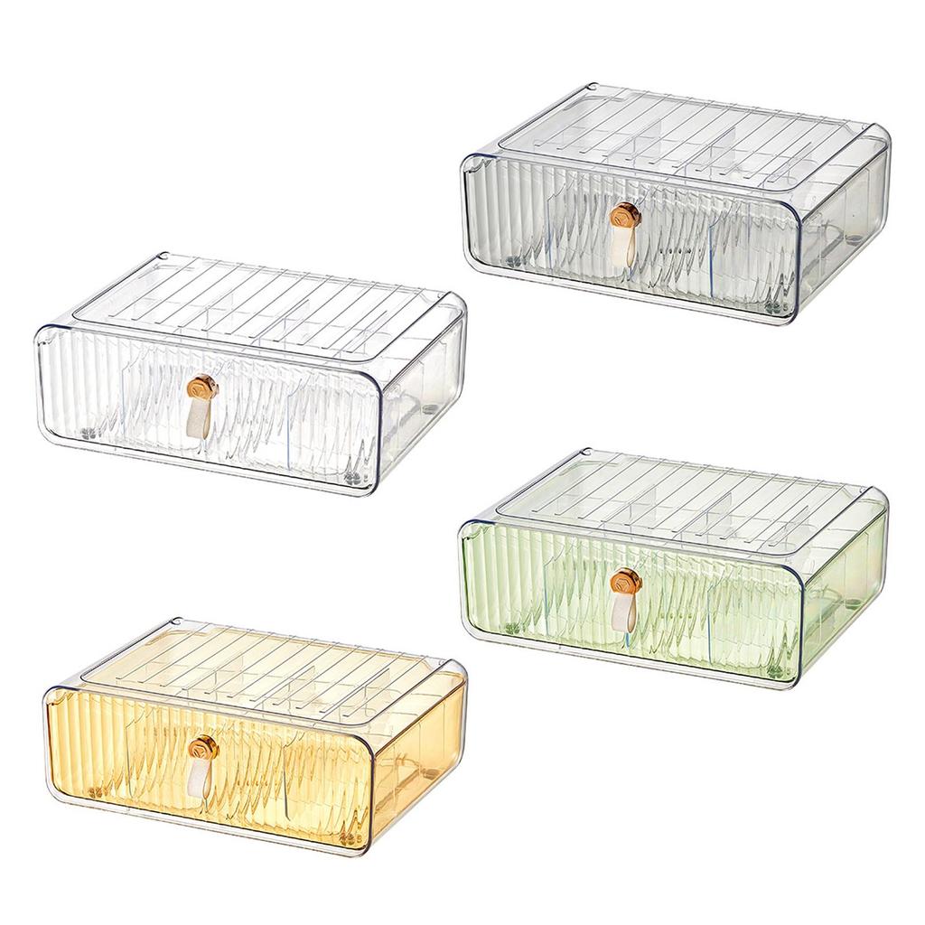 Ящик для хранения нижнего белья, 16-ячеечный штабелируемый пылезащитный многофункциональный трусики, бюстгальтеры, детская одежда, носки, галстуки, ремни, разделитель, органайзер, товары для дома