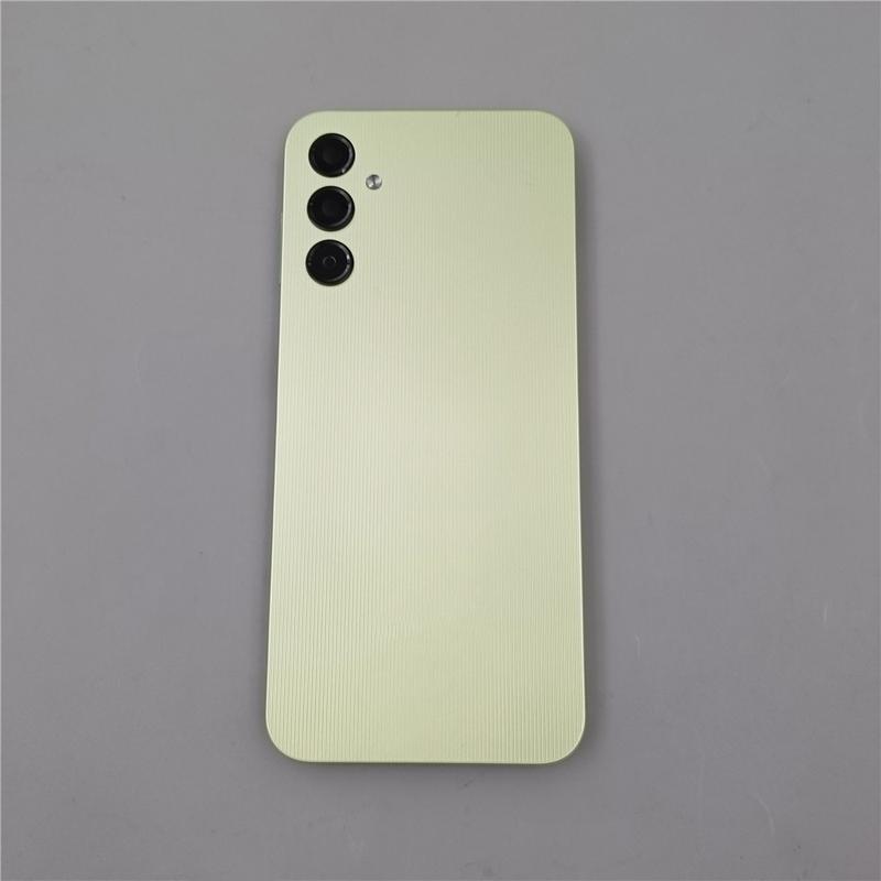 Для SAMSUNG Galaxy A14 4G A145, SM-A146B Задняя крышка корпуса из стекла для аккумулятора, Запасная часть корпуса задней двери С рамкой для объектива камеры