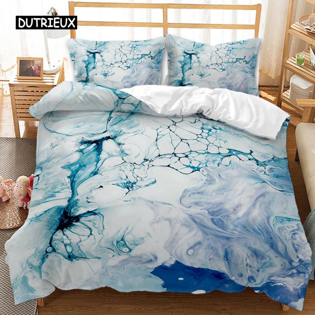 Геометрический узор пододеяльник комплект абстрактные красочные геометрические фигуры комплект постельного белья двуспальный размер Queen King полиэстер стеганый чехол