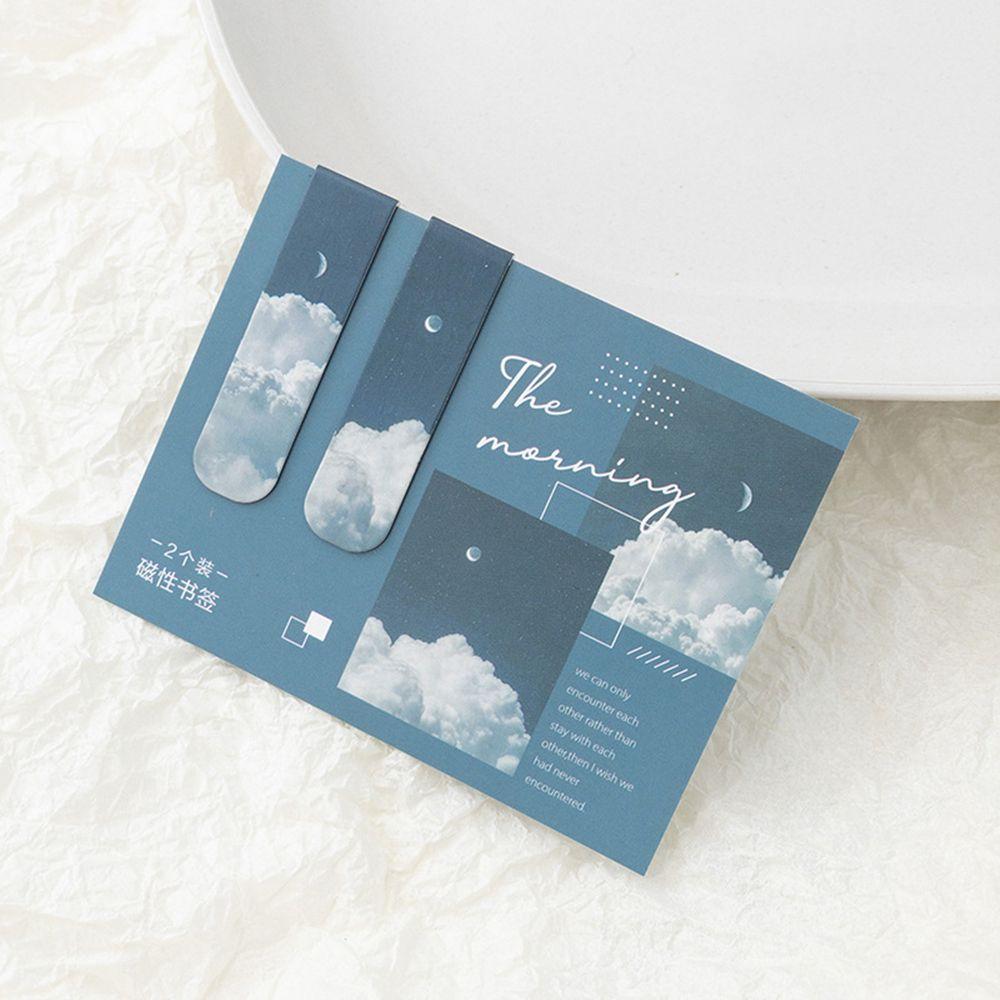 Office Nature Scenery Page Clip Stationery Magnetic Bookmarks Page Markers Magnet Book Mark