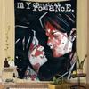 1 шт. Гобелен My Chemical Romance Rock 2D Полиэстер Настенный Декор Эмо Панк Подарок для Фанатов MCR