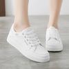 Warrior Casual Shoes for Women, Outdoor Thickened Simple Versatile White Sneakers, Student Couple Skateboard Shoes Running Sports Shoes